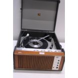 A vintage HMV record player, shipping unavailable