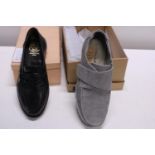 Two new pairs of men's shoes size 7/8.