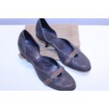 A pair of Ladies Gydwoq hand made shoes size 38. (lightly worn)