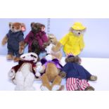 A selection of collectible TY bears
