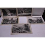 A selection of vintage prints & lithographs etc by Lloyd Harting.