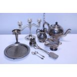 A good selection of silver plated ware