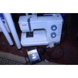 A Janome electric sewing machine with foot pedal. untested Postage unavailable