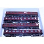 Four T.T.R OO gauge model carriages
