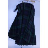 A tartan kilt, The Ceilidh Range (Black watch) 38