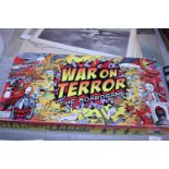 A boxed war on Terror board game includes evil balaclava (unchecked)