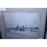 A J Reginald Taylor etching "The Well".
