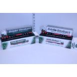 Two boxed Eddie Stobart die-cast models