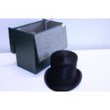 A vintage Dunn and Co gentleman's top hat in original box