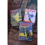 A large job lot of vintage Aviation World magazines