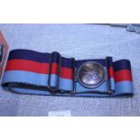 A military belt with buckle