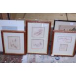 Three framed prints all hunting related. Shipping unavailable