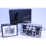 Two new boxed men's cosmetic sets, Davis Beckham and George Best