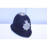 A vintage Welsh policeman's helmet a/f