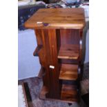 A good quality wooden revolving bookcase Shipping unavailable
