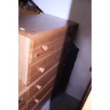 A chest of pine drawers (5 draws) Shipping unavailable