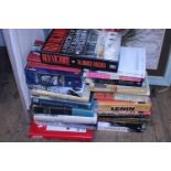 A large selection of books mostly related to WW2, Soviet Union etc. Shipping unavailable