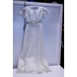 A child's bridesmaid dress