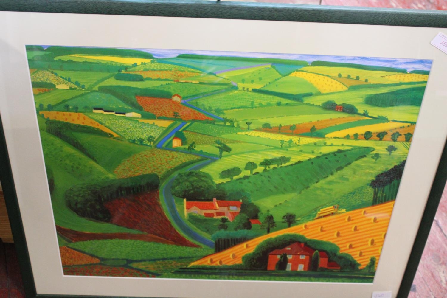 The Wolds across the World a David Hockney print Shipping unavailable.