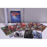 A job lot of misc including PC Games, AD2000 comics etc