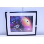 A Starwars Blackhole framed poster