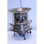 A antique Burleigh silver plated Victorian food warmer