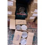 A job lot of Churchill saucers. Shipping unavailable