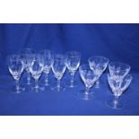 A selection of fine Crystal glasses. Shipping unavailable.