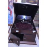 A vintage Academy gramophone in working order. Shipping unavailable