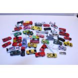 A job lot of assorted play worn die-cast models