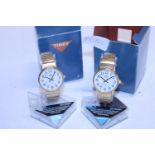 Two boxed Timex Indiglo wrist watches