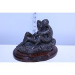 A Erotic resin figurine