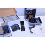 A selection of assorted mobile phones (untested)