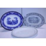 Three Victorian assorted meat plates