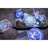 A job lot of assorted ceramics and collectables including Poole, shipping unavailable