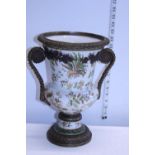 A large late Victorian handled ewer, shipping unavailable