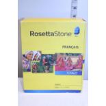 A boxed Rosetta Stone French set