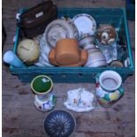 A job lot of assorted collectable ceramics, shipping unavailable