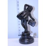 A small bronze figurine signed 'D H Chiparus' to base