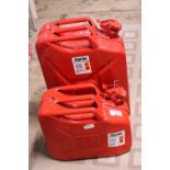 Two Clarkes jerry cans, shipping unavailable