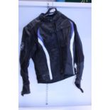 A leather motorbike jacket BMW
