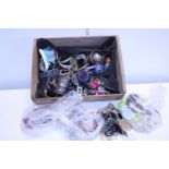 A good box of assorted costume jewellery