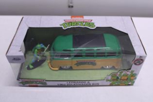 A Teenage Mutant Ninja Turtles 1962 Volkswagen bus diecast