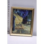 A limited edition framed Van Gough print with COA no.1432