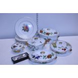 A selection of Royal Worcester Evesham ware