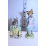 Two Beswick Beatrix Potter figurines Samuel Whiskers and Foxy Whiskered Gentleman