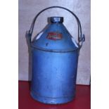 A vintage metal oil can by Braimer of Leeds