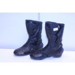 A pair of motorbike boots Size 10.5