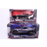 Two boxed Fast and Furious die-cast models