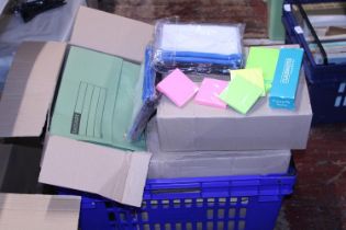 A job lot of assorted new stationary items